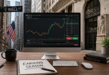 facciate Borsa Italiana e Wall Street