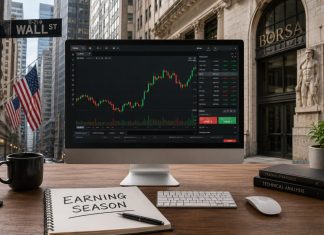 facciate Borsa Italiana e Wall Street