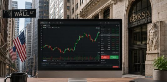 facciate Borsa Italiana e Wall Street