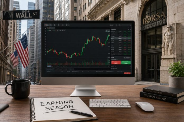 facciate Borsa Italiana e Wall Street