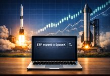 Migliori ETF esposti sulle azioni SpaceX per salire in orbita laptop con search ETF