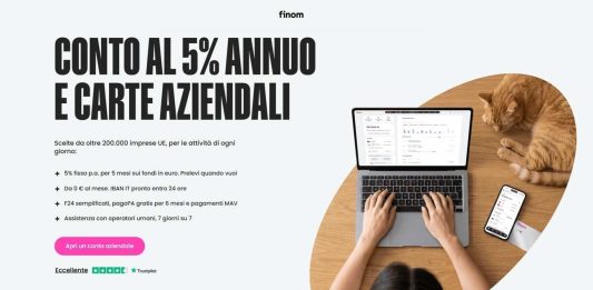 finom bonus di benvenuto
