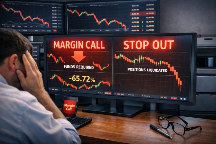 trader dinanzi alla margin call