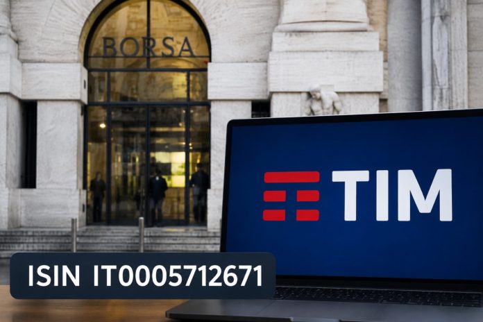 nuovo ISIN TIM ingresso borsa di Milano e logo di TIM