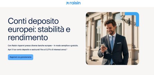 Raisin recensione conti deposito europei