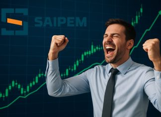 trader che esulta