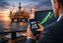 Sulle azioni Saipem due driver scatenano primo buy di giugno piattaforma e trader con cellulare
