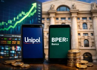 smartphone con loghi Unipol e BPER