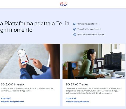 BG SAXO Investor vs Trader differenze