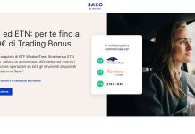 Trading Bonus SAXO: come funziona e come ottenere fino a 300 euro trading bonus SAXO
