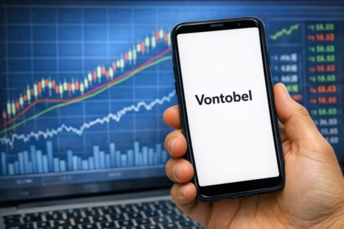 mobile con logo Vontobel