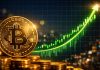 Bitcoin che sale