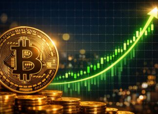 Bitcoin che sale