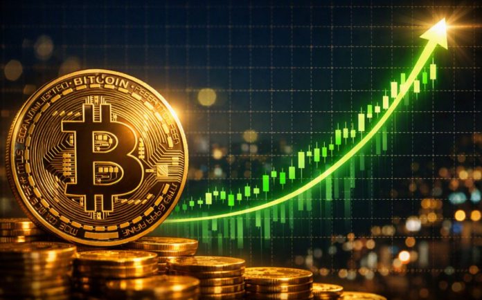 Bitcoin che sale