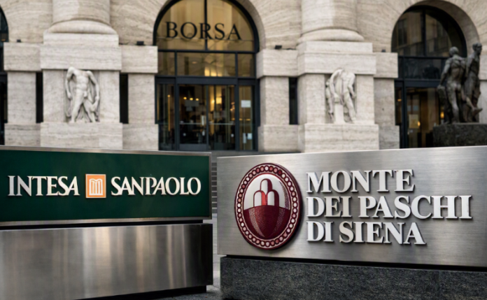 antitrust opas sede borsa con loghi delle due banche