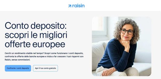 conti deposito europei vincolati e liberi con Raisin