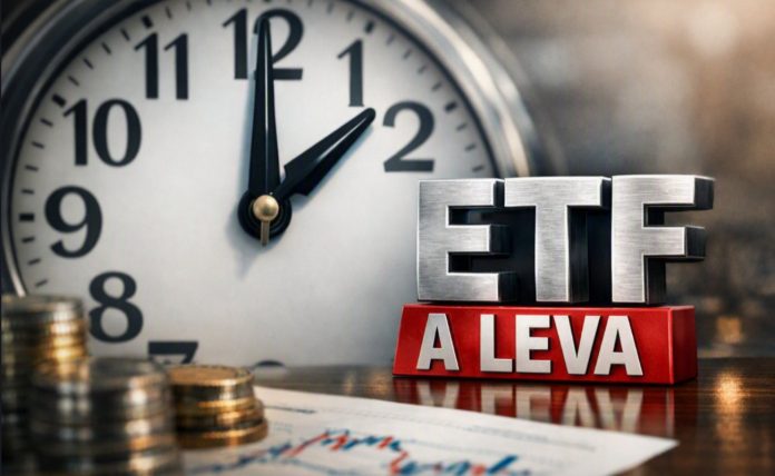 etf leva ora orologio con grafico
