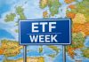 Appena arrivato un ETF con dividendi settimanali: ecco WEEK HANetf UCITS cartina Europa e cartello con scritto WEEK