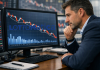 Azioni Lottomatica: perchè crollano dopo annuncio fusione con CIRSA? trader che analizza crollo