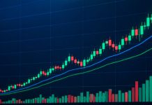 Azioni Technoprobe: buona la prima. Cosa pensano gli analisti? grafico candele in rialzo