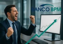 Perchè le azioni Banco BPM salgono all’improvviso? trader che esulta