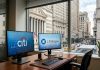 Come sono andate le trimestrali di Citi e JP Morgan? loghi Citi e JPM sullo sfondo di WS