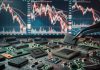 Azioni STM e Technoprobe crollano subito: effetto Asia su Borsa Italiana memorie chip e grafico di sell