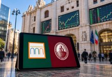 Intesa Sanpaolo OPAS MPS: quali sono le nuove condizioni in dettaglio? facciata borsa e Mps e Intesa su tablet (AI)